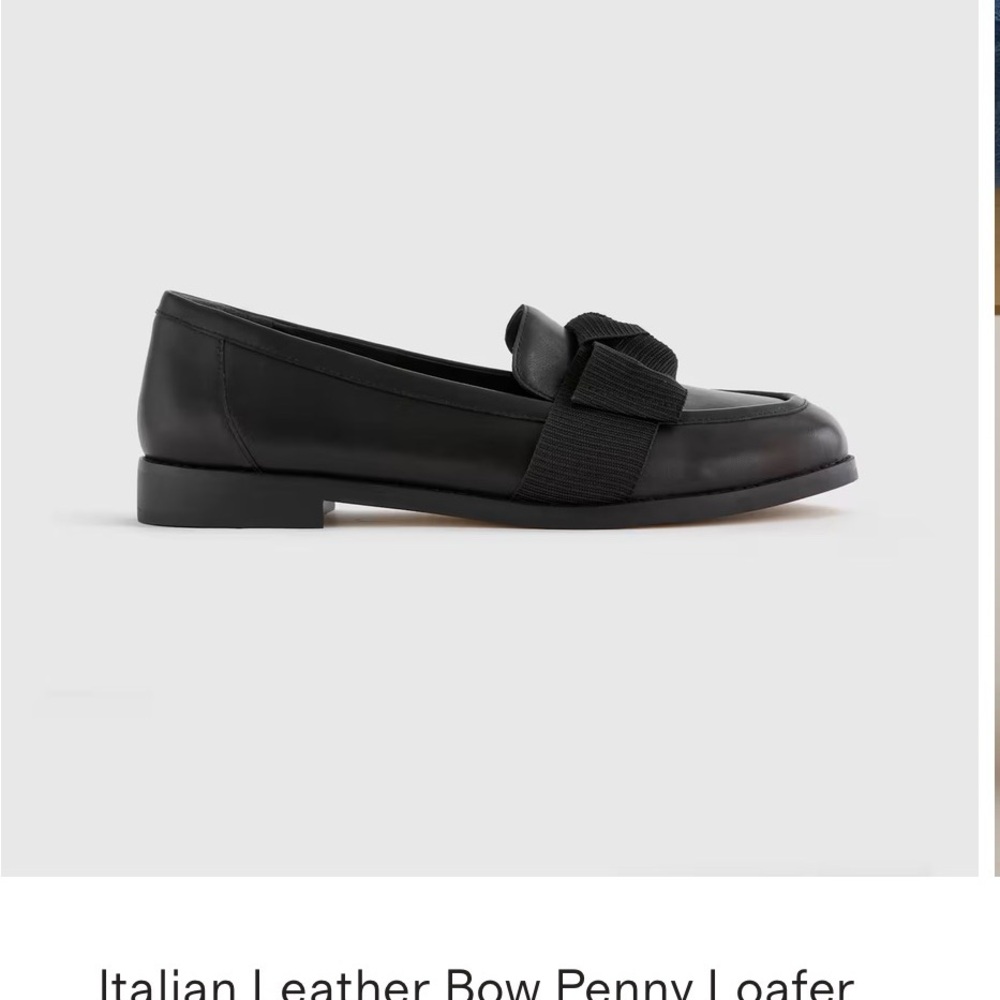 Quince Women's Classic Black Loafers